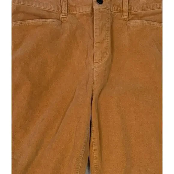 Talbots Women's Camel Brown Corduroy Pants - Picture 2 of 7